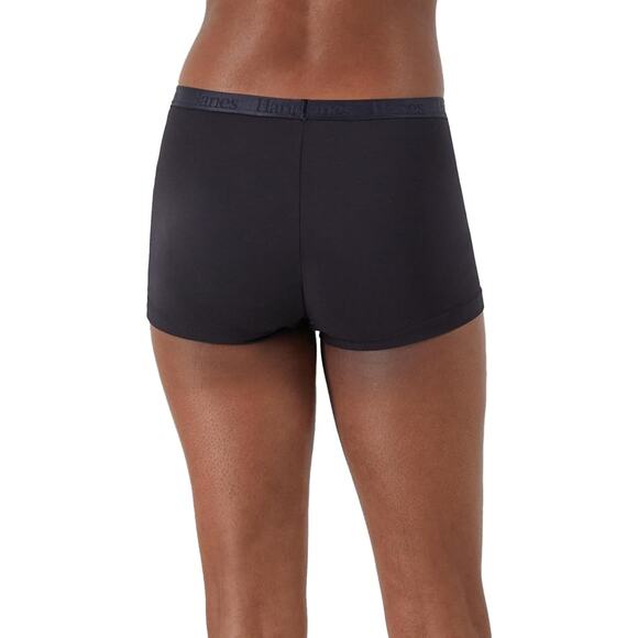 New Hanes 5 Pack Womens Large Originals Ultra SuperSoft Boxer Brief Underwear - Picture 3 of 5